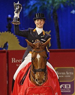 Adelinde Cornelissen and Parzival win the 2010 CDI-W Stockholm