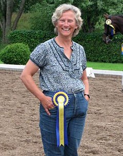Kerstin André at the 2010 Swedish Dressage Championships in Stromsholm