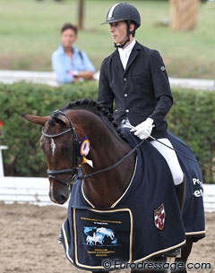 Jan Steiner and Sean Connery at the 2010 Hanoverian Riding Horse Championships :: Photo © Astrid Appels