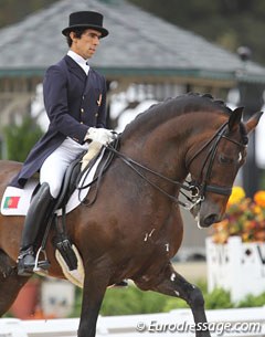 Goncalo Carvalho and Rubi at the 2010 World Equestrian Games :: Photo © Astrid Appels