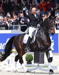 Steffen Peters was the crowds' favourite atthe 2011 CDIO Aachen :: Photo © Astrid Appels