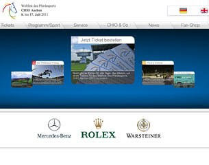 The new CHIO Aachen website