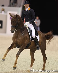 Hans Peter Minderhoud and Nadine at the 2011 CDI-W 's Hertogenbosch :: Photo © Astrid Appels