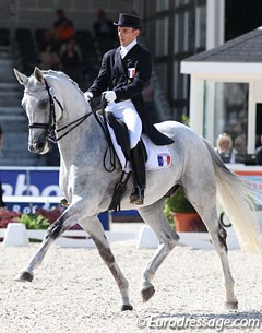 Sebastien Duperdu and Passe Partout at the 2011 European Dressage Championships :: Photo © Astrid Appels