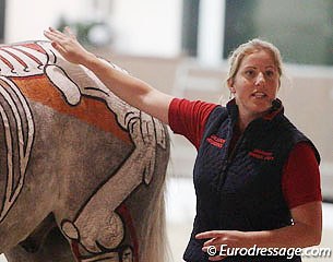 Gillian Higgins at the 2011 Global Dressage Forum :: Photo © Astrid Appels