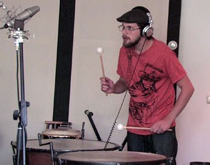 Frank Wienk was responsible for the percussions