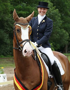 Terhi Stegars and Dalou Shan won the BuCha trial at Linslerhof