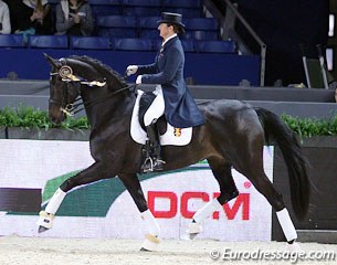 Best Belgian pair: Claudia Fassaert on Donnerfee: 69.915% 