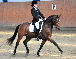 Maria Lange Pedersen on Windsor vom Guick at the Danish training seminar in Middelfart :: Photo © Caroline Aarosin
