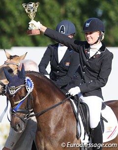 Rachell Fokker wins with Majos Cannon at the 2011 CDI-P Moorsele :: Photo © Astrid Appels