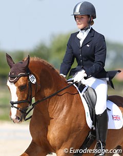 British pony rider Aimee Witkin on Mrs Gill's Ferrari :: Photo © Astrid Appels