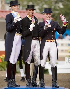 The 2011 Pan Am individual podium: Blitz, Peters, Festerling :: Photo © Shannon Brinkman