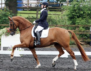 Marne Martin-Tucker and Royal Coeur at the 2011 CDN Somerford Park