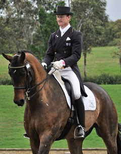 Brett Parbery and Victory Salute win the 2011 CDI Sydney Grand Prix :: Photo © Venhaus