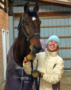 Victoria Retamoza with Lucarlos