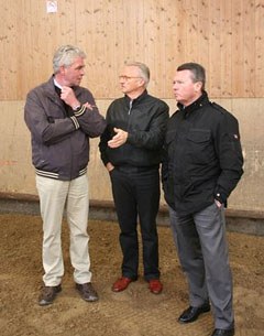 Hans Heinrich Meyer zu Strohen, Jurgen Koschel, and Holger Schmezer at the 2011 IDTC Members Meeting in Versailles
