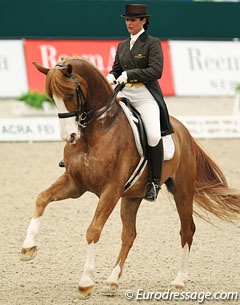 Catherine Haddad-Staller and Winyamaro at the 2011 World Cup Finals :: Photo © Astrid Appels