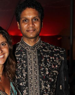 Akaash Maharaj at a fundraiser in Wellington :: Photo © Sportfot.com