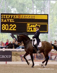 Steffen Peters and Ravel ride a personal best score at the 2011 World Dressage Masters in Palm Beach :: Photo © Sue Stickle