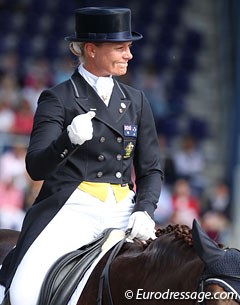 Hayley Beresford was twice the highest scoring Australian rider at the prestigious 2012 CDIO Aachen in Germany :: Photo © Astrid Appels
