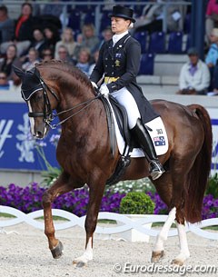 Hayley Beresford and Belissimo M at the 2012 CDIO Aachen :: Photo © Astrid Appels