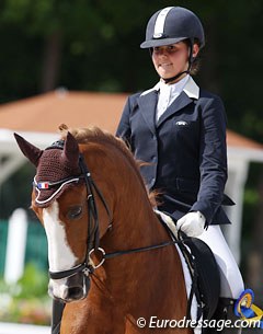 Caroline Faujour and Tim at the 2012 CDI Compiegne :: Photo © Astrid Appels