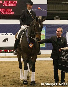 Steffen Peters on Legolas with Swedish judge Bo Jena at the 2012 CDI-W Del Mar :: Photo © Sheryl L Ross