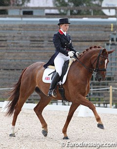 British Olivia Oakeley made her first freestyle finals in three years of competing at the European Junior/Young Riders Championships. In their first year at young riders level, she and Donna Summer were the strongest British pair.