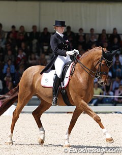 Austrian Lea Elisabeth Pointinger and Gino. This combination is trained by Werner Bergmann 