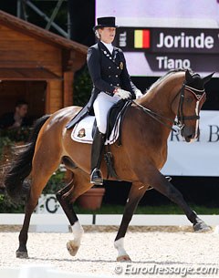 Jorinde Verwimp and Tiamo (by Lester x Hemmingway) are the second Belgian pair to qualify for the Kur by scoring 69%+