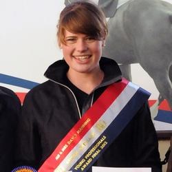 Alex Hardwick wins the 2012 British Young Professionals Award :: Photo courtesy British Dressage