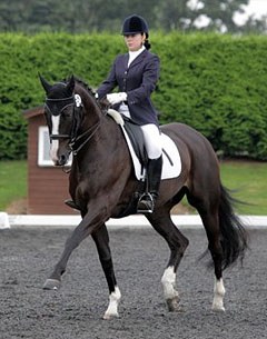 British junior Daisy Jackson on Nicola Jourdain's former Grand Prix horse Saint Swithens