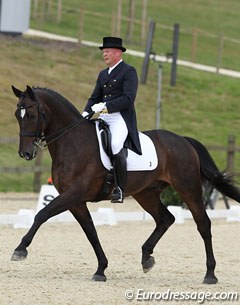 Christian Brühe and Cinco de Mayo at the 2012 CDI Leudelange :: Photo © Astrid Appels