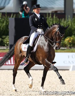 Charlotte Haid-Bondergaard and Lydianus at the 2012 CDI Perl :: Photo © Astrid Appels