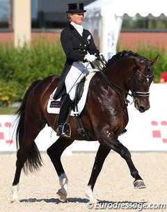 Kristine Möller and Blanc Pain at the 2012 CDI Perl :: Photo © Astrid Appels