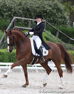 Petra Middelberg and Moncassado at the 2012 CDIO-YR Roosendaal :: Photo © Astrid Appels