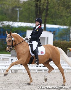 British Erin Williams on Dynasty at the 2012 CDIO-P Roosendaal :: Photo © Astrid Appels