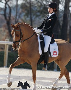 Swiss pony rider Anastasia Huet on Bovey Good Life