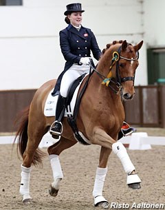 Cathrine Dufour and Atterupgaards Cassidy win big at the 2013 CDI Addington :: Photo © Risto Aaltonen