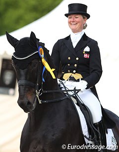Kristine Moller and Reve en Noir win the PSG and Inter I Kur at the 2013 CDI Compiegne :: Photo © Astrid Appels