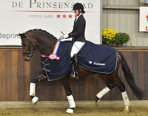 Marieke Verdonk and Forty win the 2013 VWF Dressage Trophy :: Photo © VWF