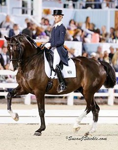 Kelly Layne and Udon at the 2013 CDI Devon :: Photo © Sue Stickle
