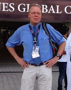 Dr. Gerit Matthesen at the 2013 CSI/CDI Doha in Qatar