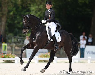 Florine Kienbaum and Don Windsor at the 2013 European Young Riders Championships :: Photo © Astrid Appels