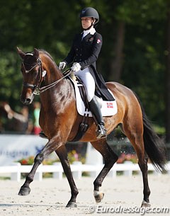 Ravell's Hexia at the 2013 European Young Riders Championships :: Photo © Astrid Appels