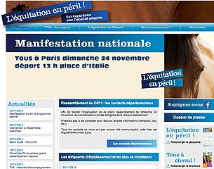 The French Equestrian Federation calls for a march against the tax raise