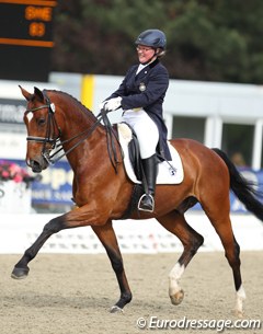 Swedish junior Beatrice Ivarsson on Bomerang at the 2013 CDIO-PJYR Hagen :: Photo © Astrid Appels