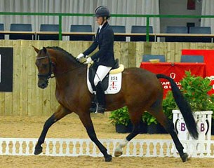 Charlotte Dujardin and Edison H at the 2013 Pavo Cup qualifier in Hartpury