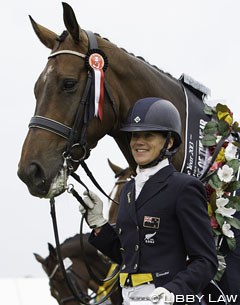 Vanessa Way and KH Arvan at the 2013 Horse of the Year Show :: Photo © Libby Law