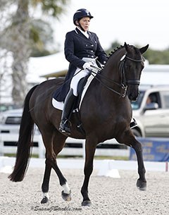 Shelly Francis and Danilo at the 2013 Palm Beach Dressage Derby :: Photo © Sue Stickle